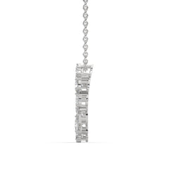 2.20 CTW Multi-Shape Lab Grown Diamond Circle Pendant