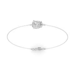 Pear Lab Diamond Solitaire Beacelet
