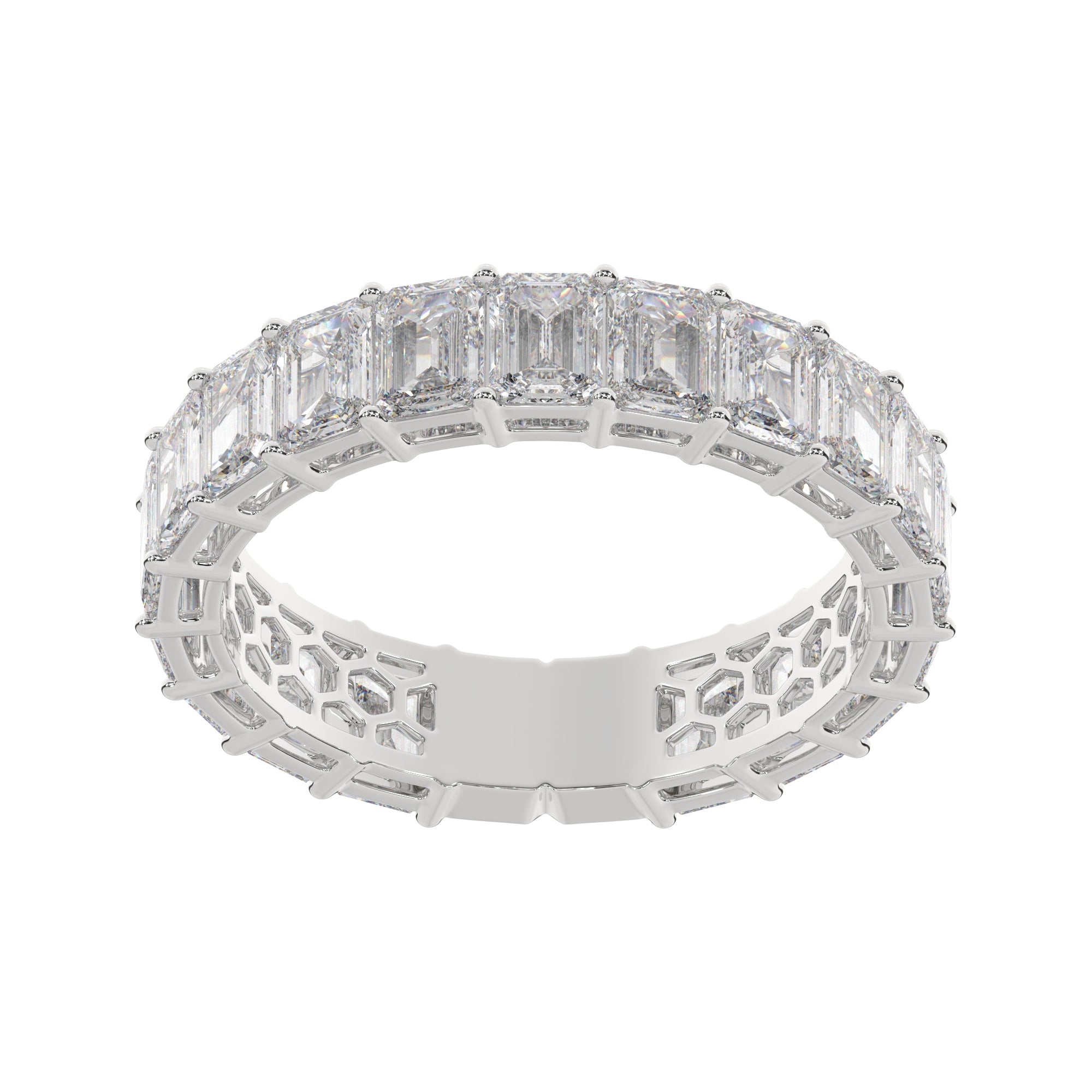 4.00 CTW Emerald Eternity Ring