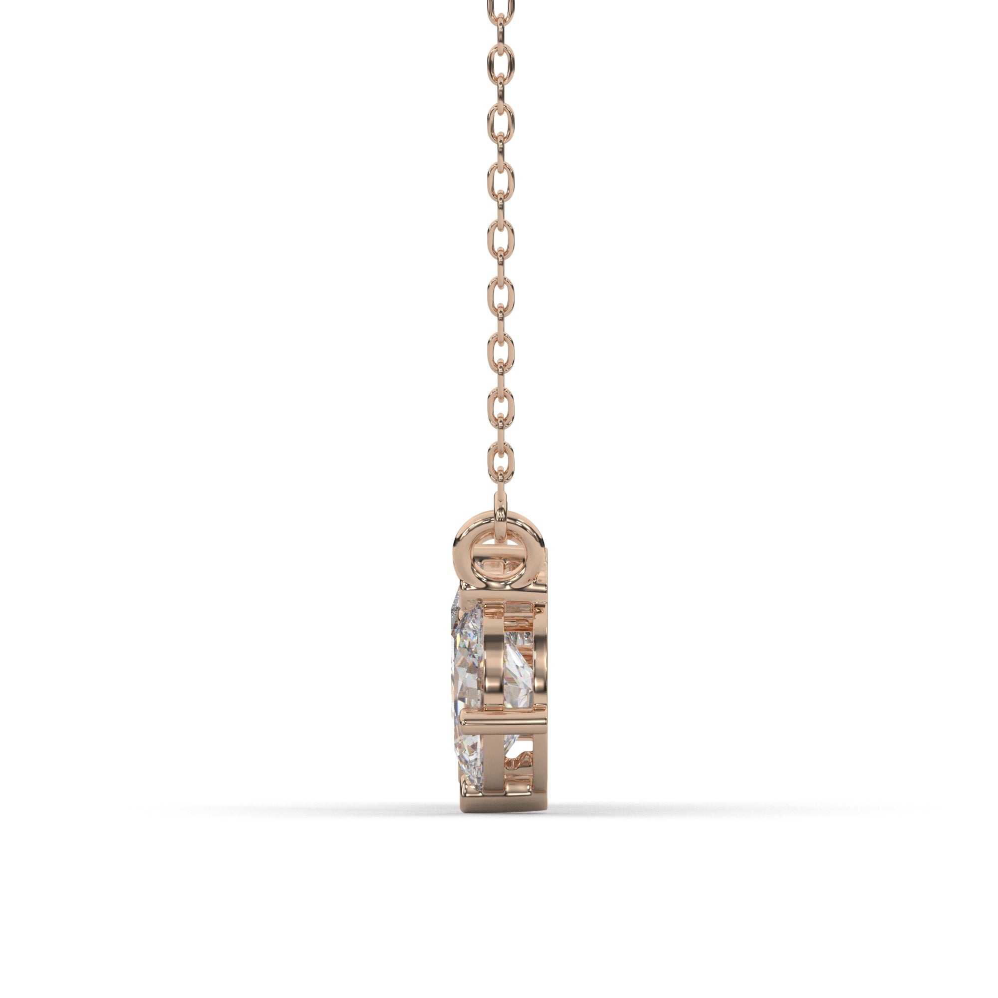 Three-Stone Mixed Shape Lab Grown Diamond Pendant