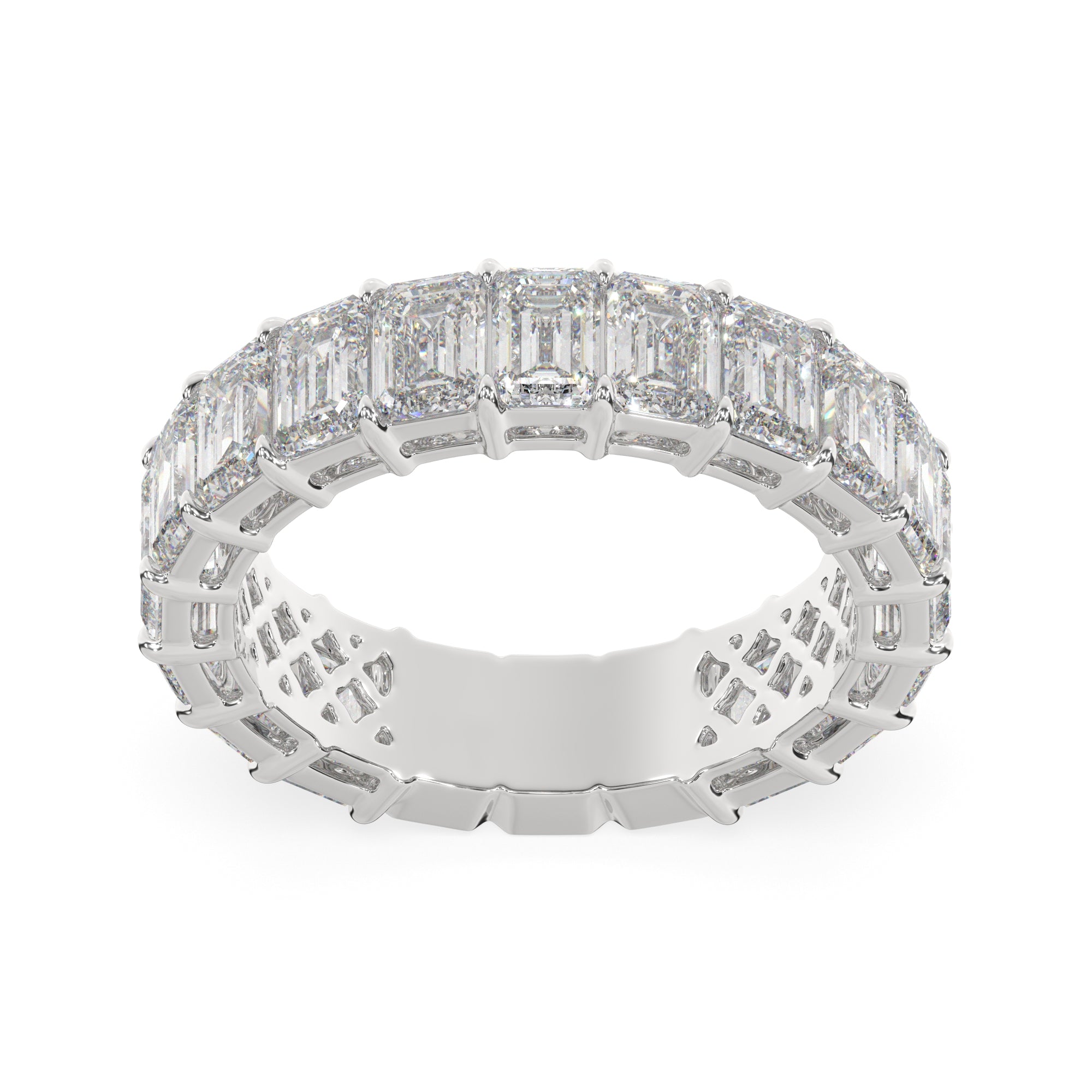 2.50 CTW Emerald Eternity Ring