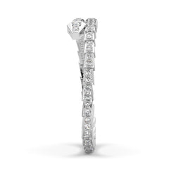 3.90 CTW Serpenti-Inspired Lab Grown Diamond Viper Wrap Bracelet