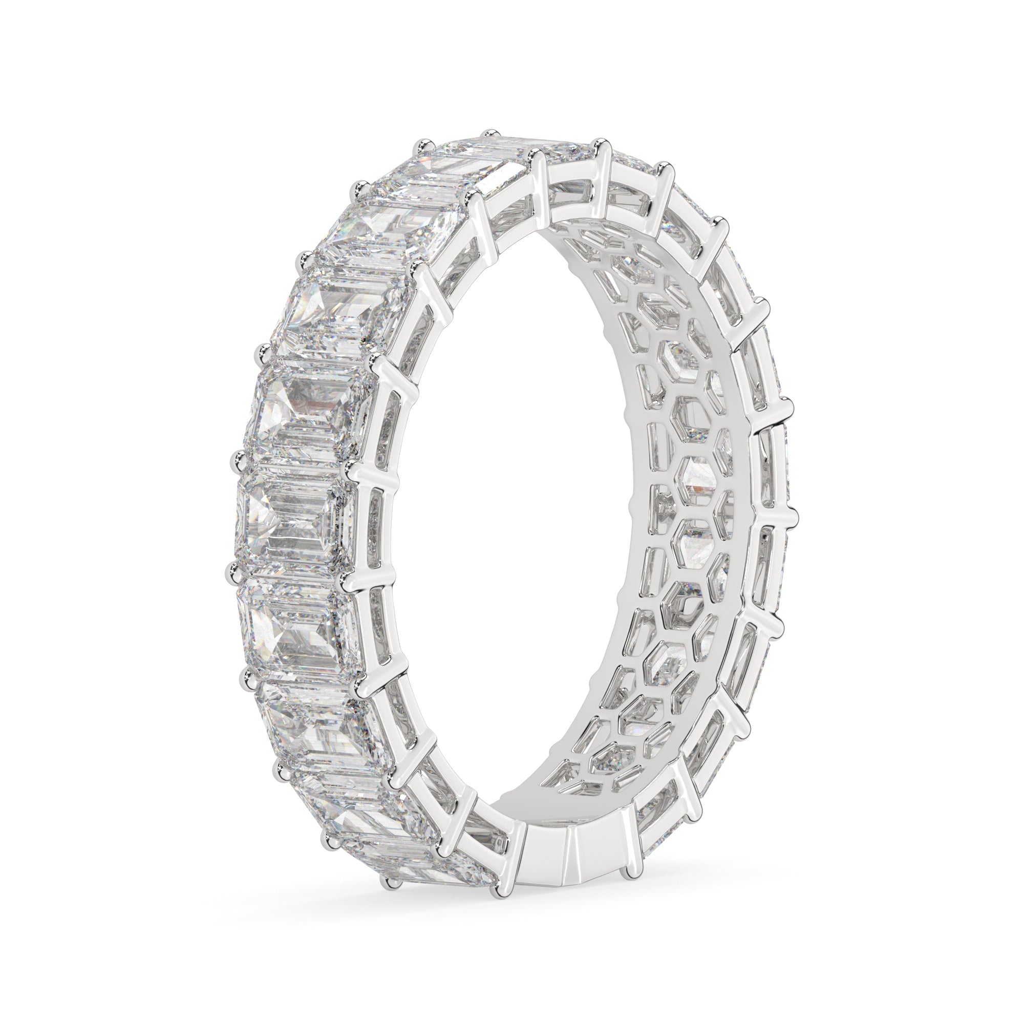 4.00 CTW Emerald Eternity Ring