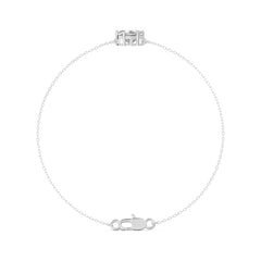 Heart Lab Diamond Solitaire Bracelet