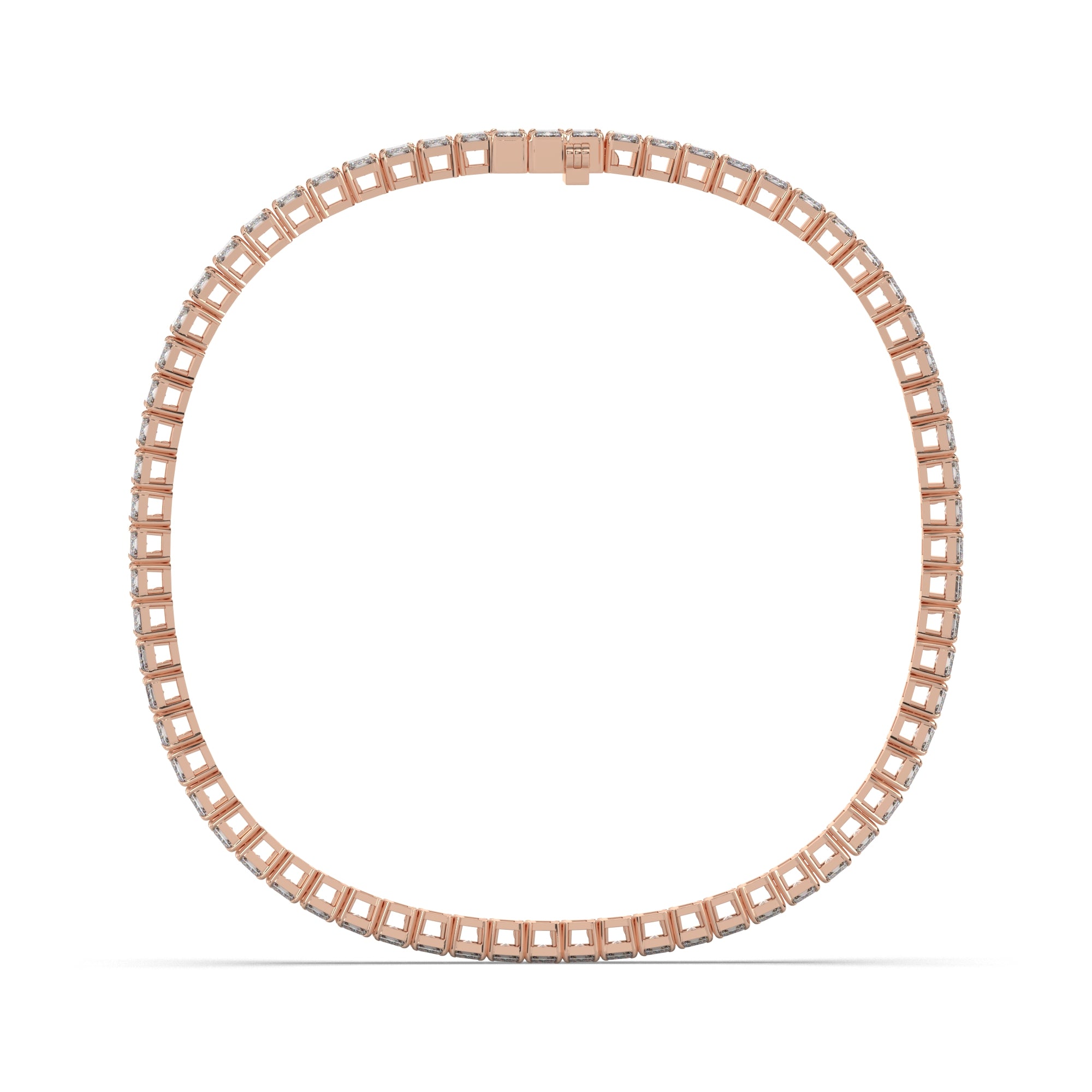 8.30 CTW Emerald Lab Diamond Classic Tennis Bracelet