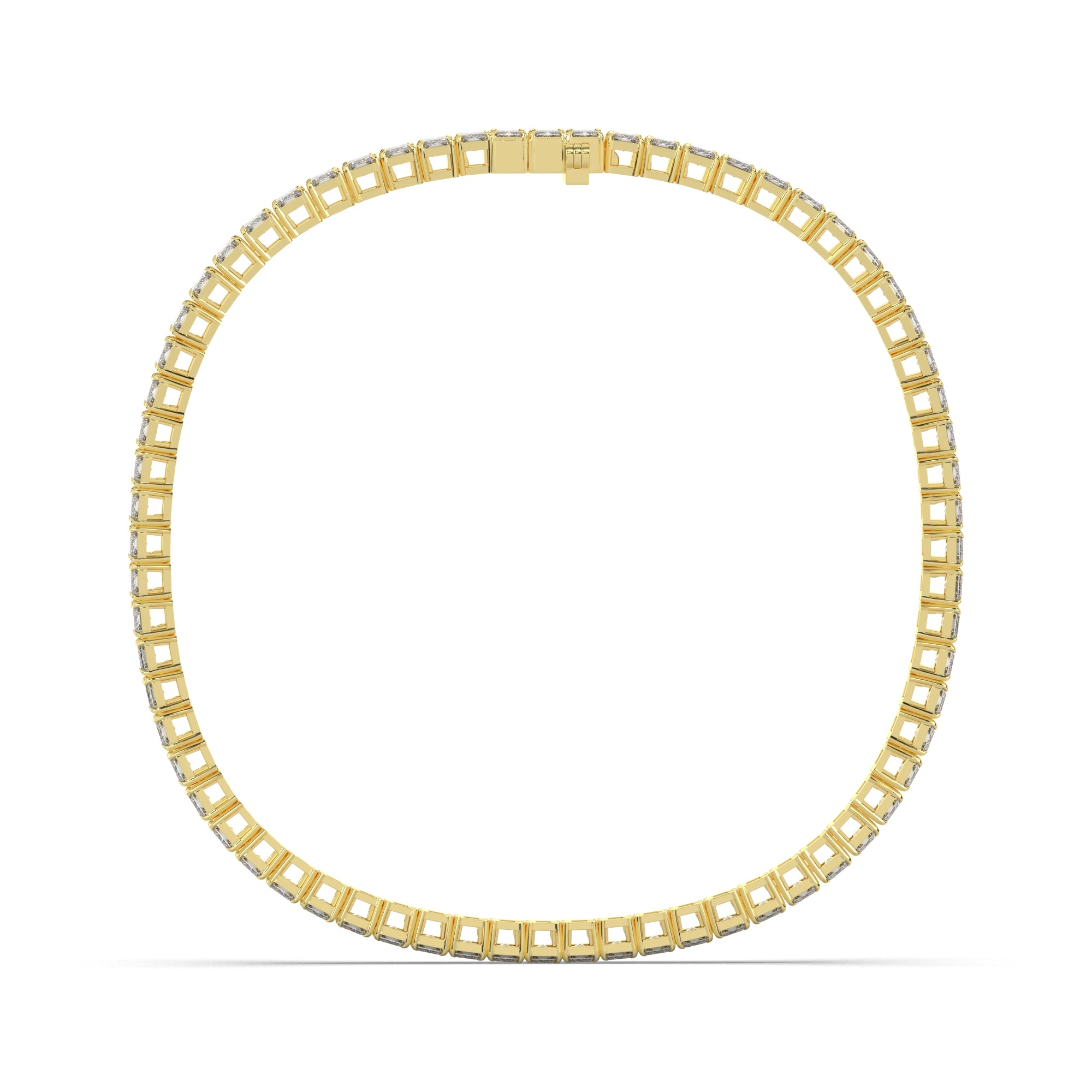 8.30 CTW Emerald Lab Diamond Classic Tennis Bracelet
