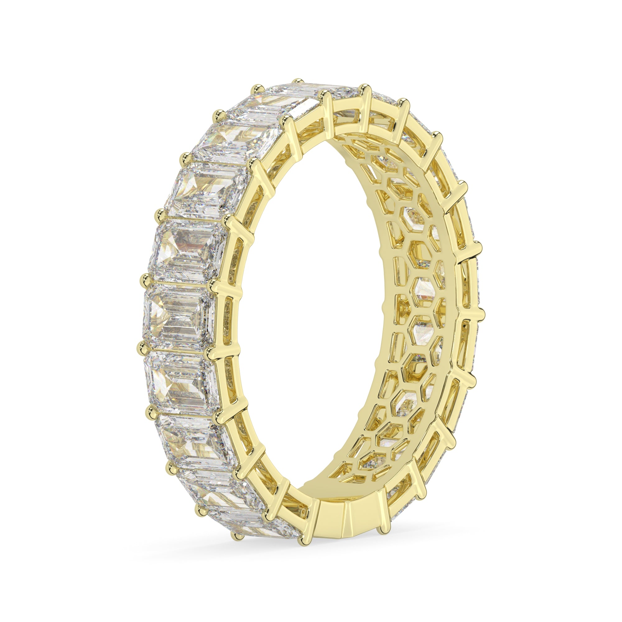 4.00 CTW Emerald Eternity Ring