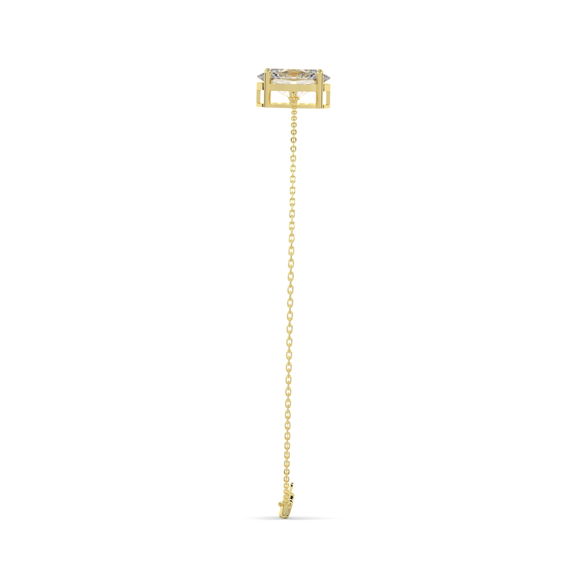 Oval Lab Diamond Solitaire Bracelet