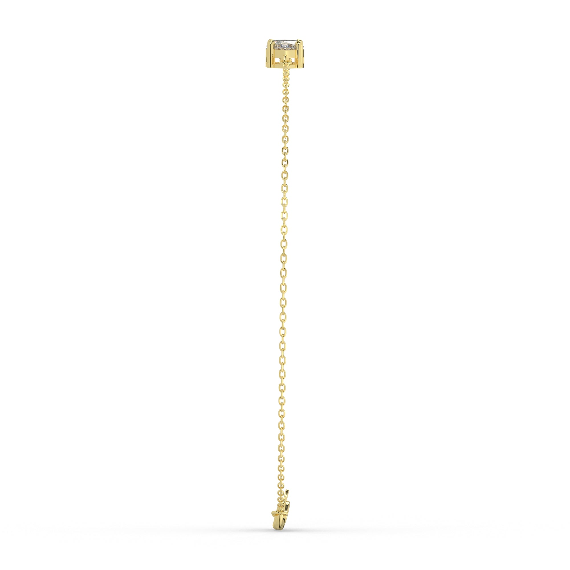 Marquise Lab Diamond Solitaire Bracelet