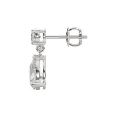 Classic Lab Grown Diamond Tear Drop Earring