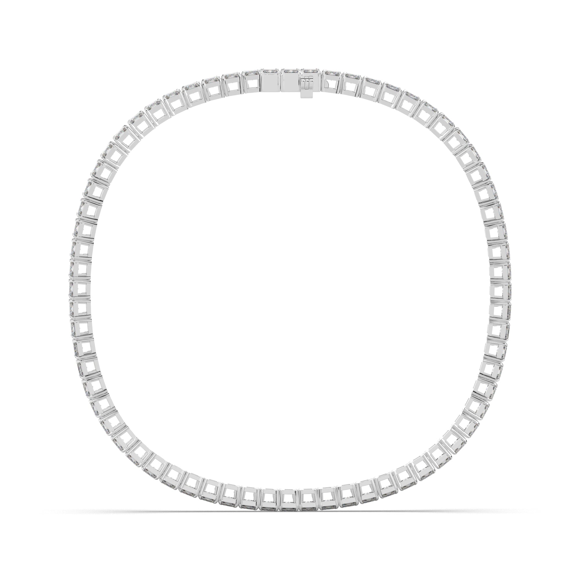 8.30 CTW Emerald Lab Diamond Classic Tennis Bracelet