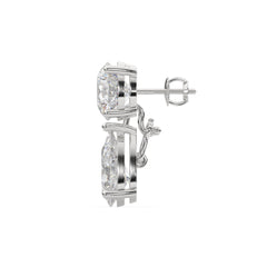 Classic Lab Grown Diamond Tear Drop Earring