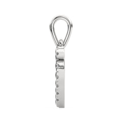 Classic Heart-Shaped Diamond Pendant Without Chain