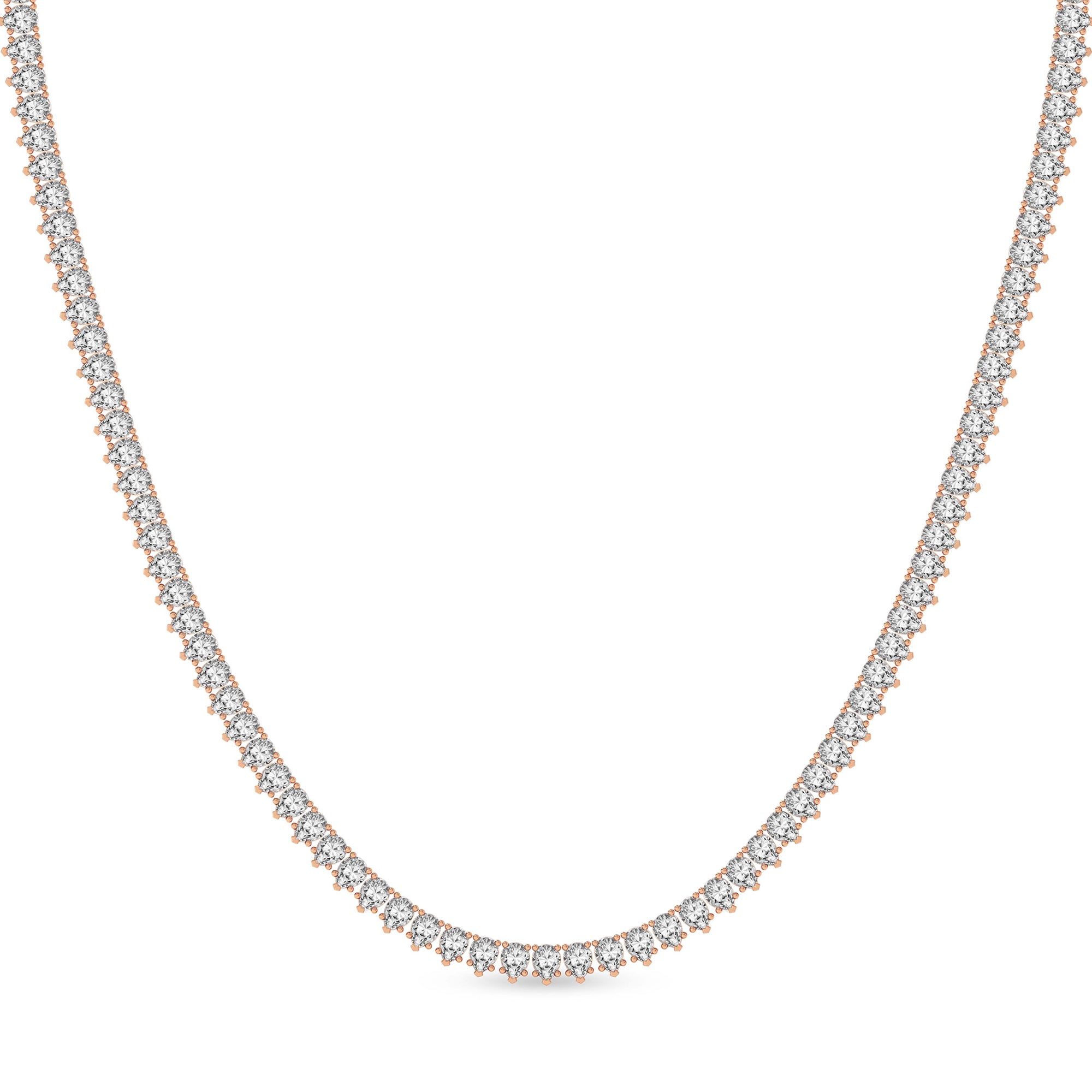 Pear Lab Diamond Classic Tennis Necklace