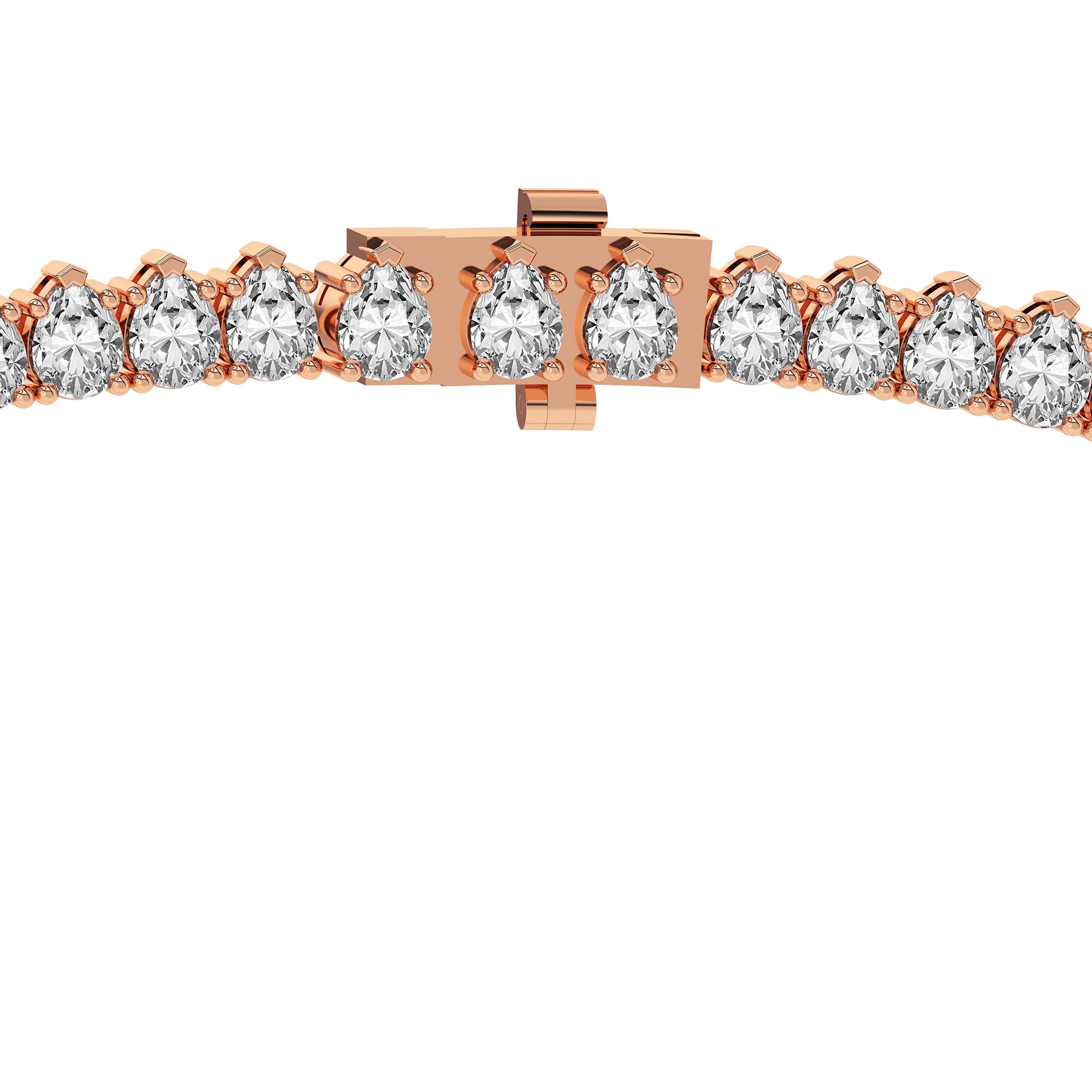 Pear Lab Diamond Classic Tennis Necklace