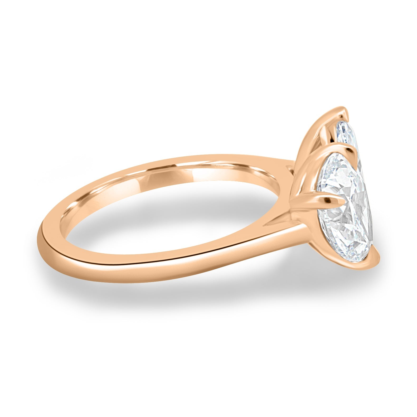 Dual Stone Toi et Moi Ring in Pear and Marquise Cuts Lab Grown Diamond
