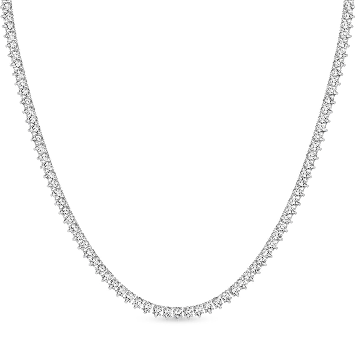 Pear Lab Diamond Classic Tennis Necklace