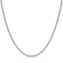 Emerald Lab Diamond Classic Tennis Necklace