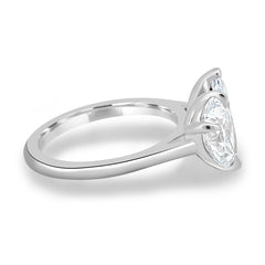 Dual Stone Toi et Moi Ring in Pear and Marquise Cuts Lab Grown Diamond