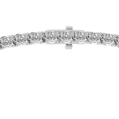 Oval Lab Diamond Classic Tennis Necklace
