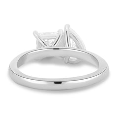 Dual Stone Toi et Moi Ring in Pear and Princess Cuts Lab Grown Diamond