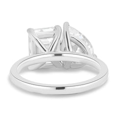 Dual Stone Toi et Moi Ring in Pear and Emerald Cuts Lab Grown Diamond