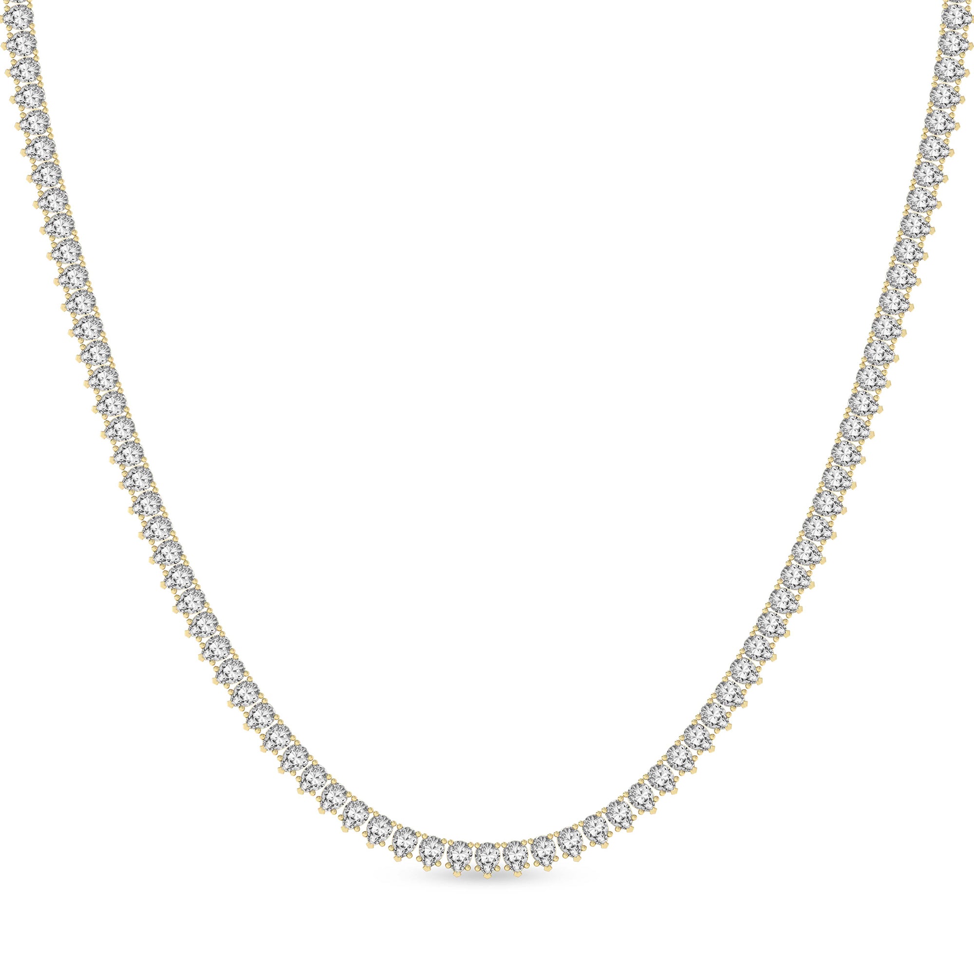 Pear Lab Diamond Classic Tennis Necklace