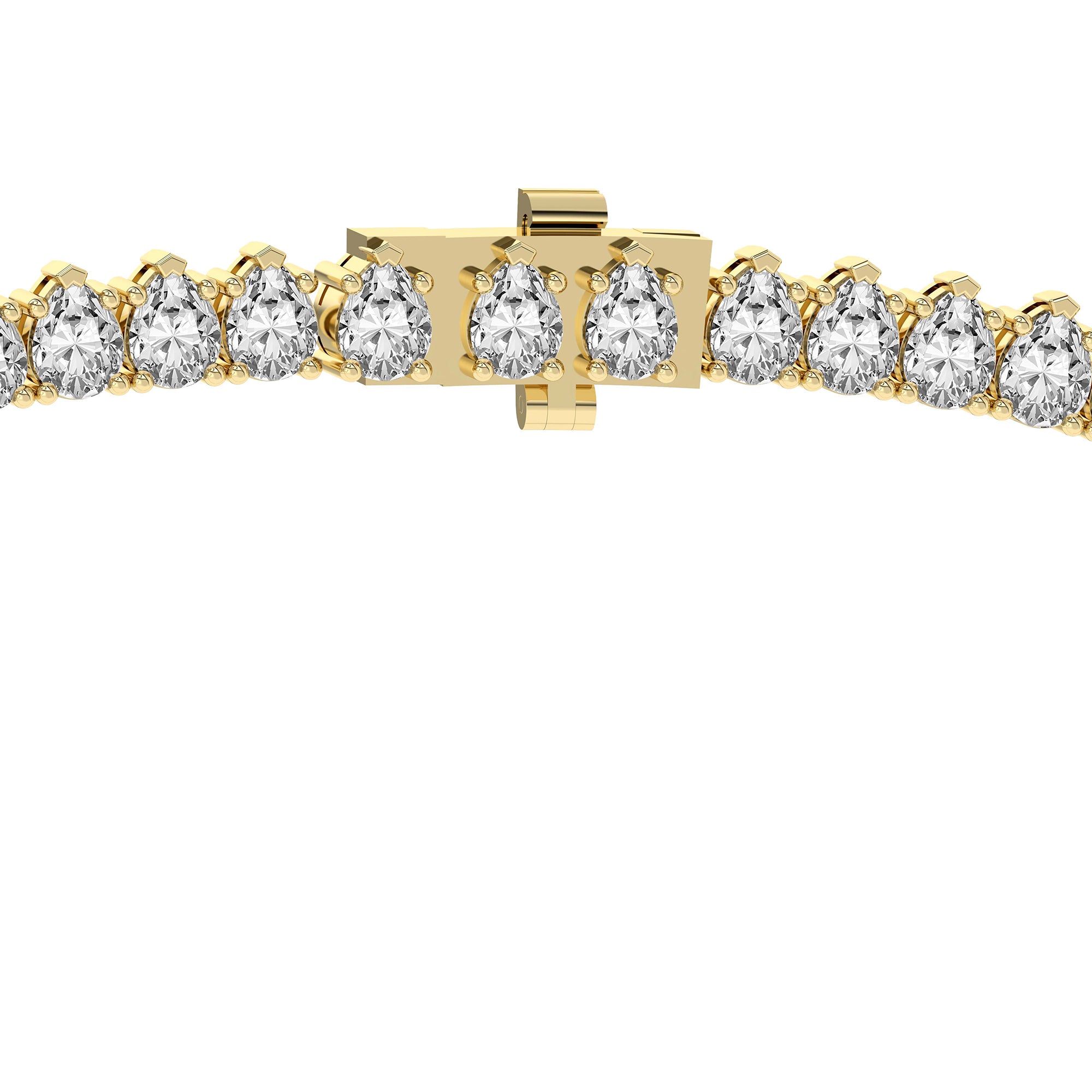 Pear Lab Diamond Classic Tennis Necklace